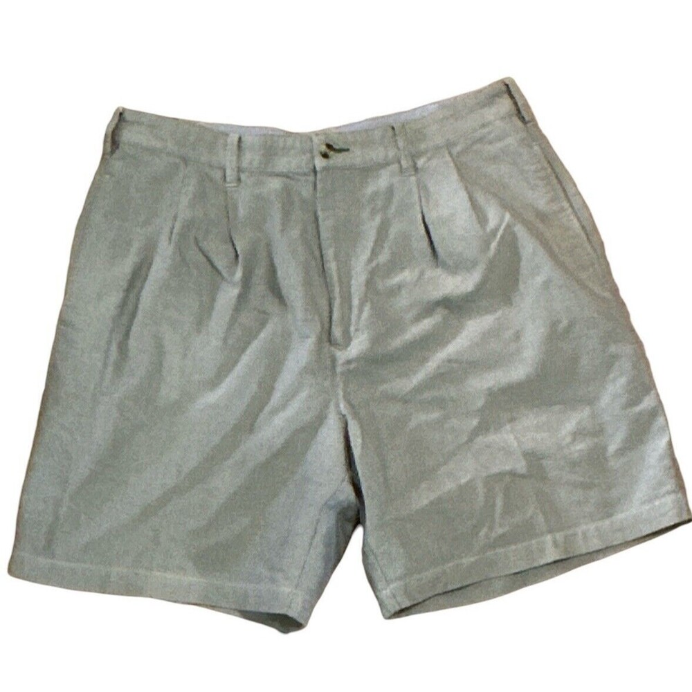 Tommy Hilfiger Golf Men’s Blue Cotton Pleated Shorts Size 34 EUC